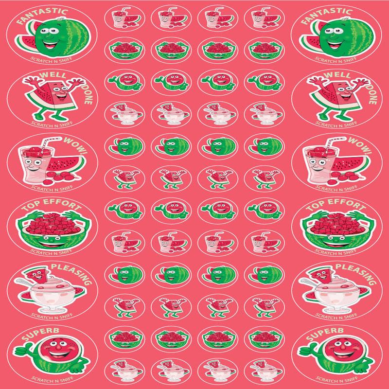 Watermelon - ScentSations Fruit Stickers (Pack of 180)