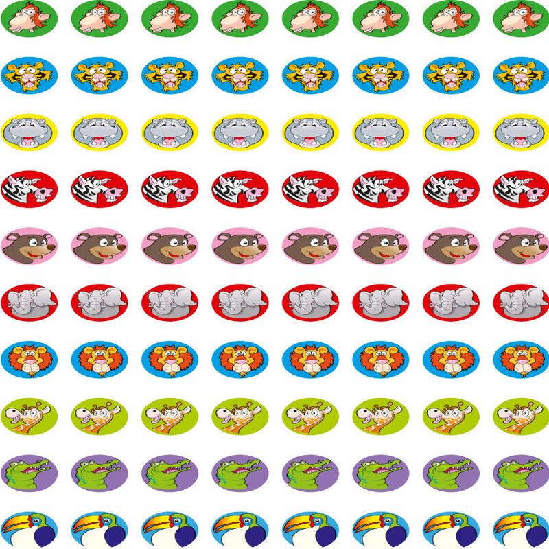 Zoo - Dynamic Merit Stickers (Pack of 800)