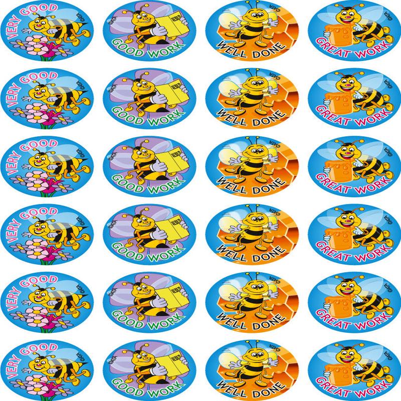 Bees - Merit Stickers (Pack of 96)