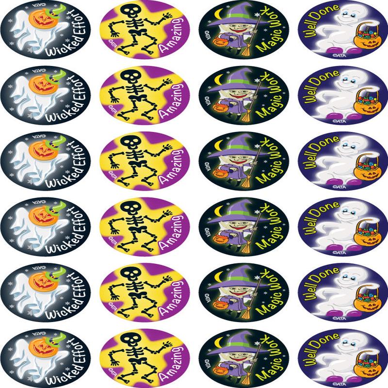 Ghosts at Halloween - Merit Stickers (Pack of 96)