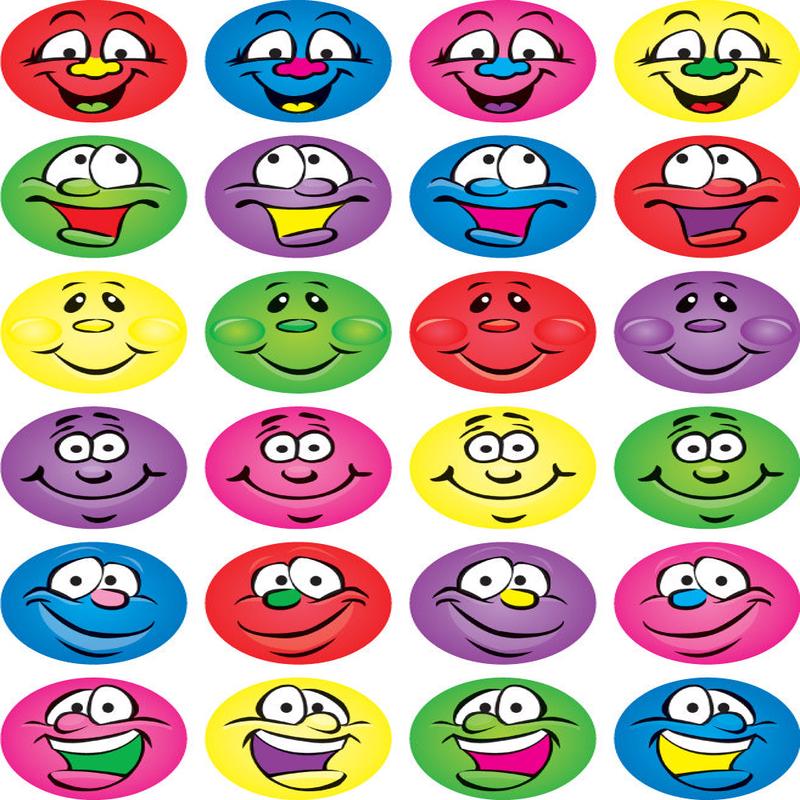 Multi Smiles - Merit Stickers (Pack of 96)