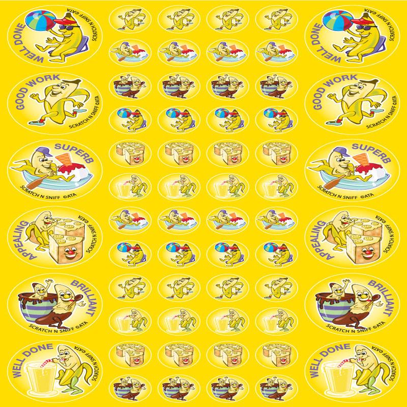 Banana - ScentSations Fruit Stickers (Pack of 180)
