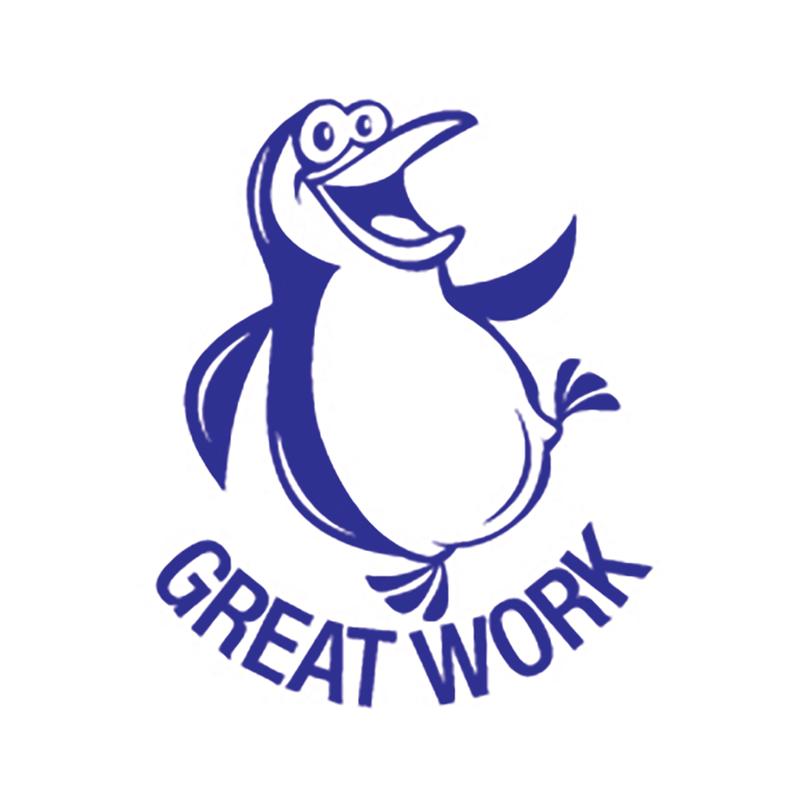 Great Work Penguin - Merit Stamp