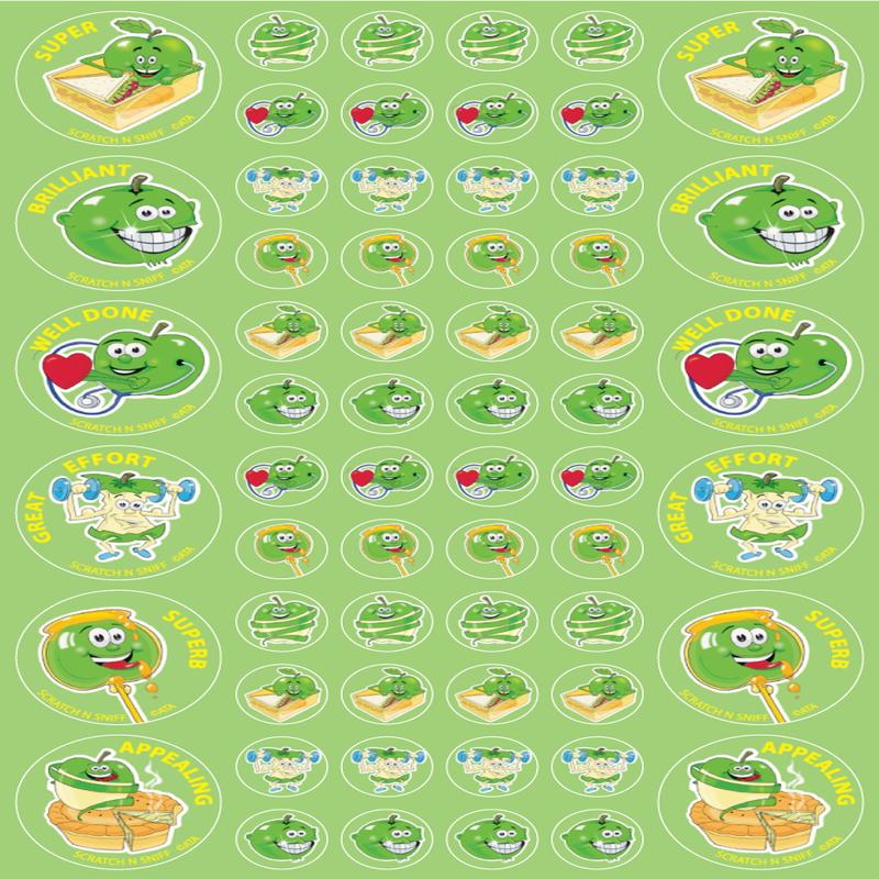 Green Apple - ScentSations Fruit Stickers (Pack of 180)