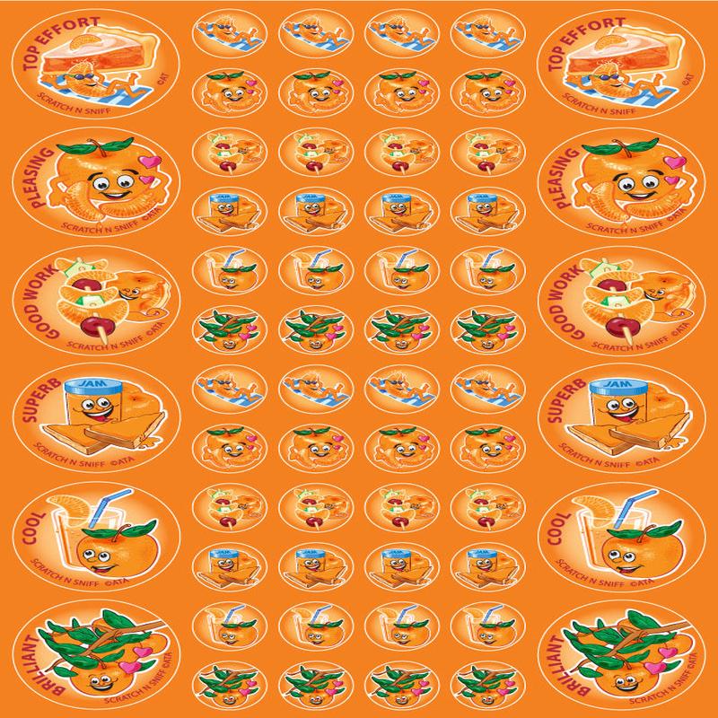 Mandarin - ScentSations Fruit Stickers (Pack of 180)