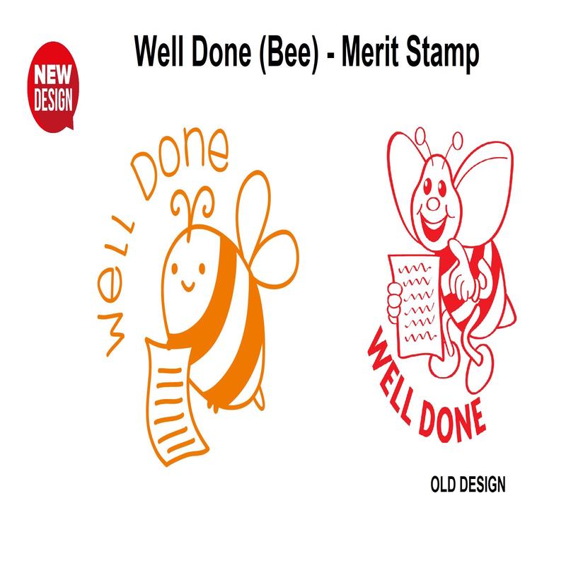 Well Done Bee - Merit Stamp