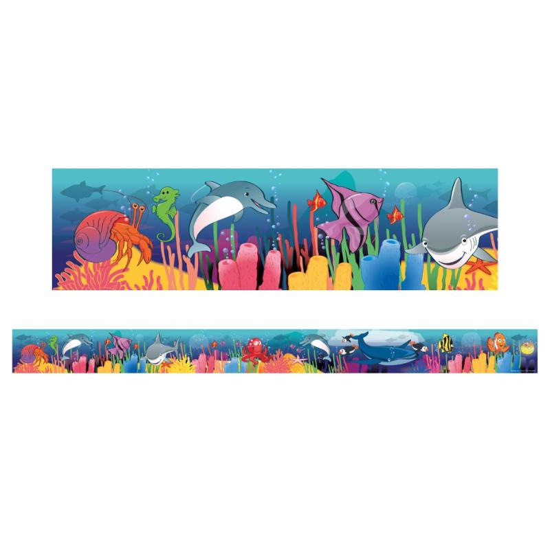 Ocean - Large Borders (Pack of 12)