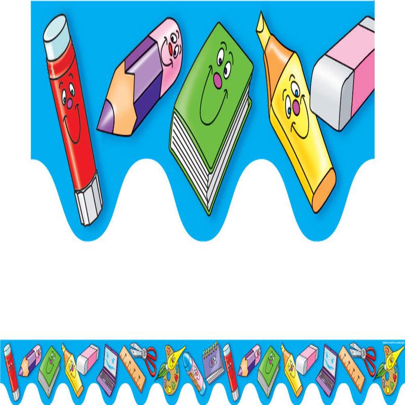 School Tools - Scalloped Border (Pack of 12)