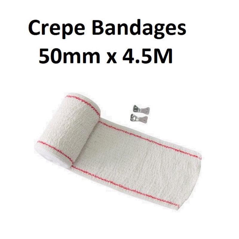 Crepe Bandages - 50mm x 4.5M