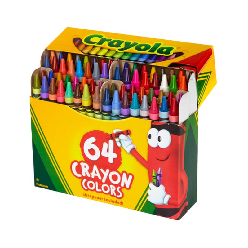 Crayola Crayons with Sharpener - 64's