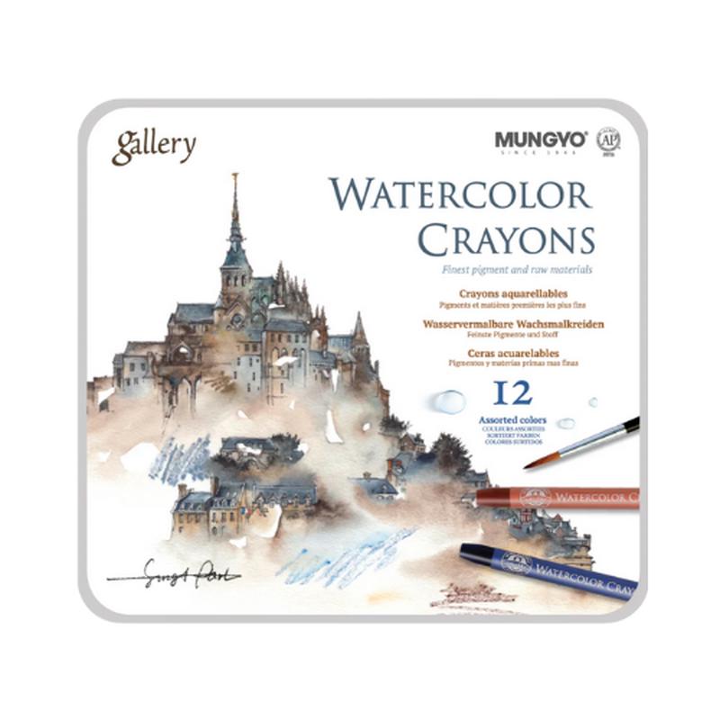Mungyo Gallery Watercolour Crayons - 12's