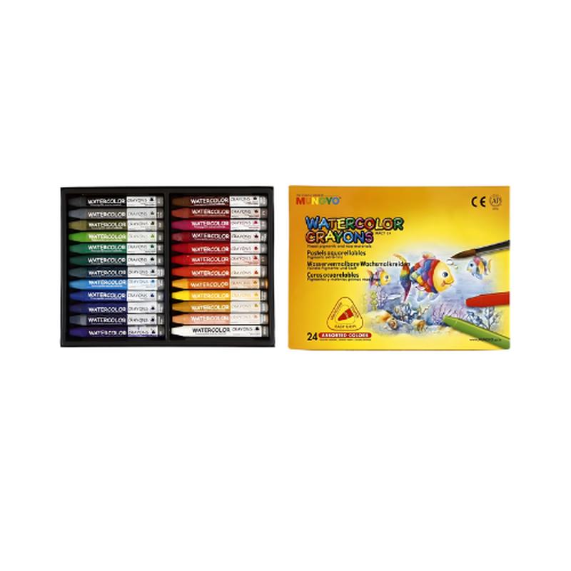 Mungyo Water Soluble Crayons - Triangular 12's