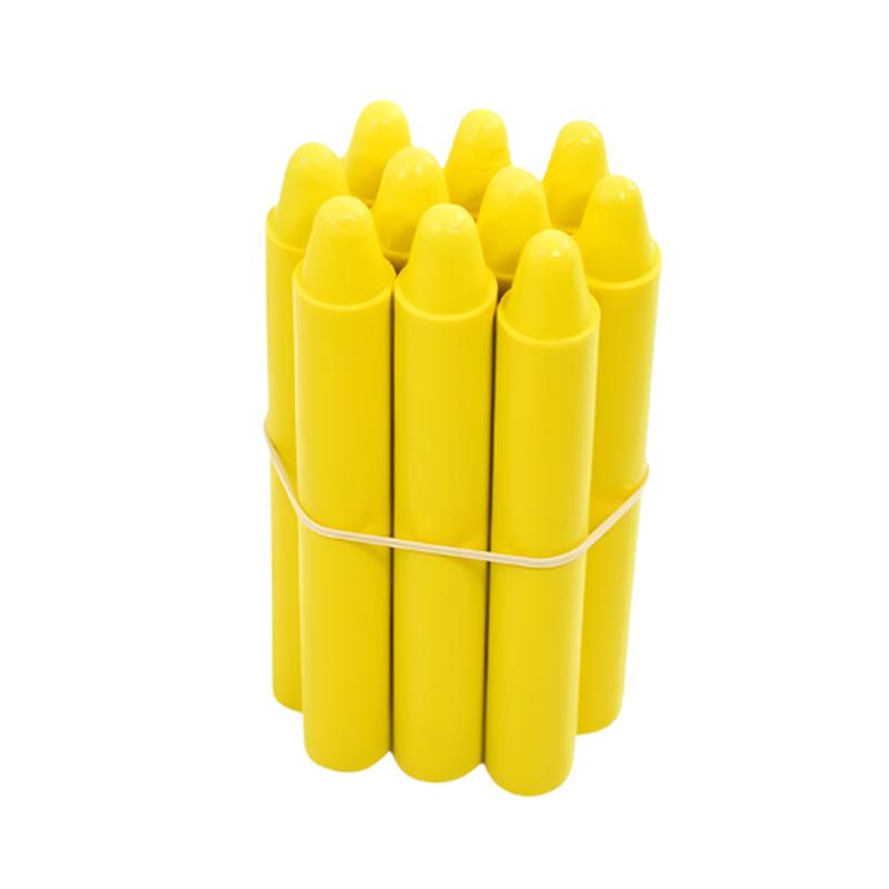 Retsol Hard Wax Crayon - Lemon Yellow 10's