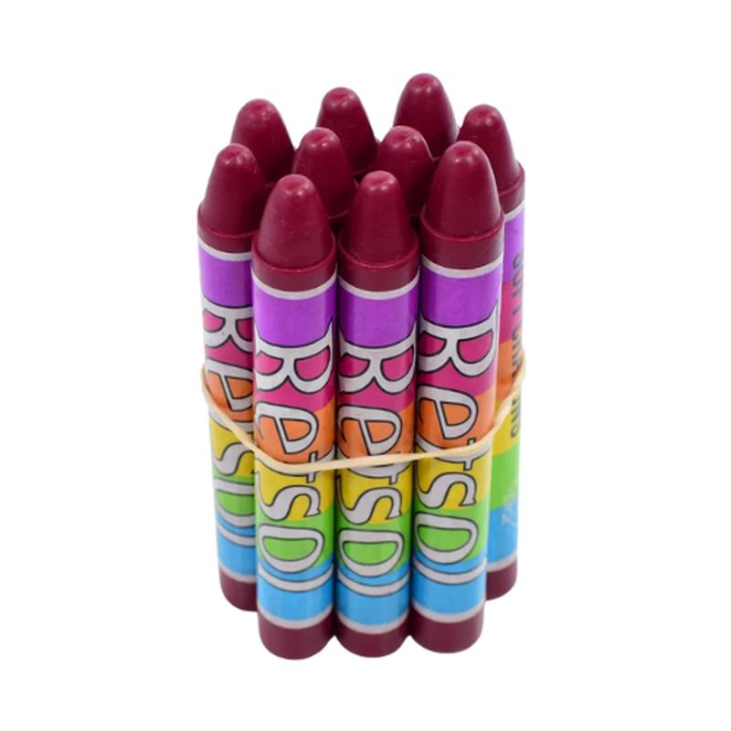 Retsol Soft Wax Crayon - Crimson 10's