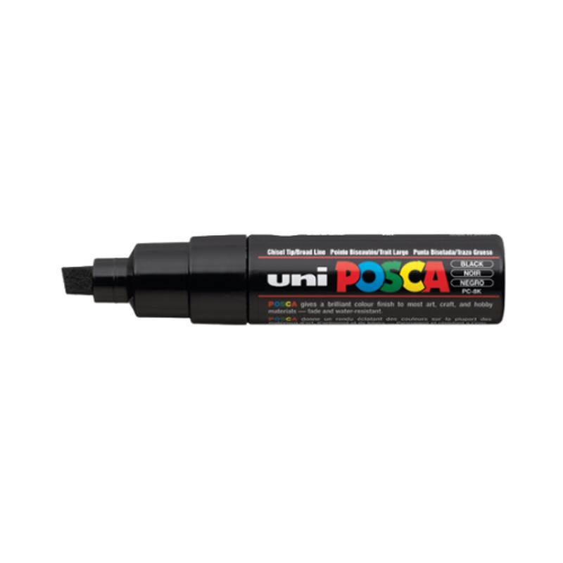 Black - Posca Paint Markers (Chisel Tip)