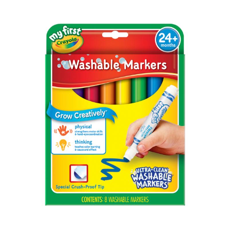 Crayola Jumbo Washable Markers - 8's