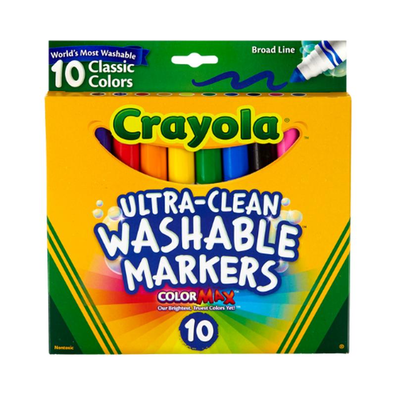 Crayola Ultra Clean Washable Markers - 10's