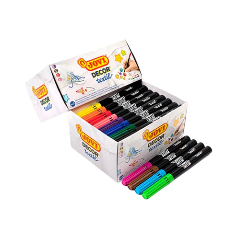 Jovi Textile Markers - Pack of 48
