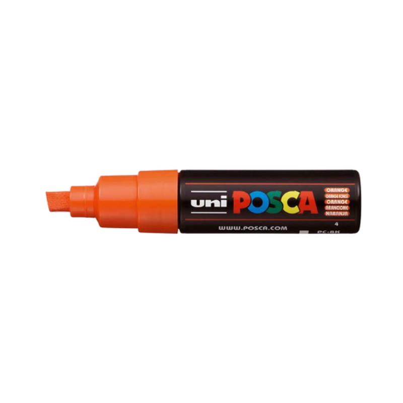 Orange - Posca Paint Markers (Chisel Tip)