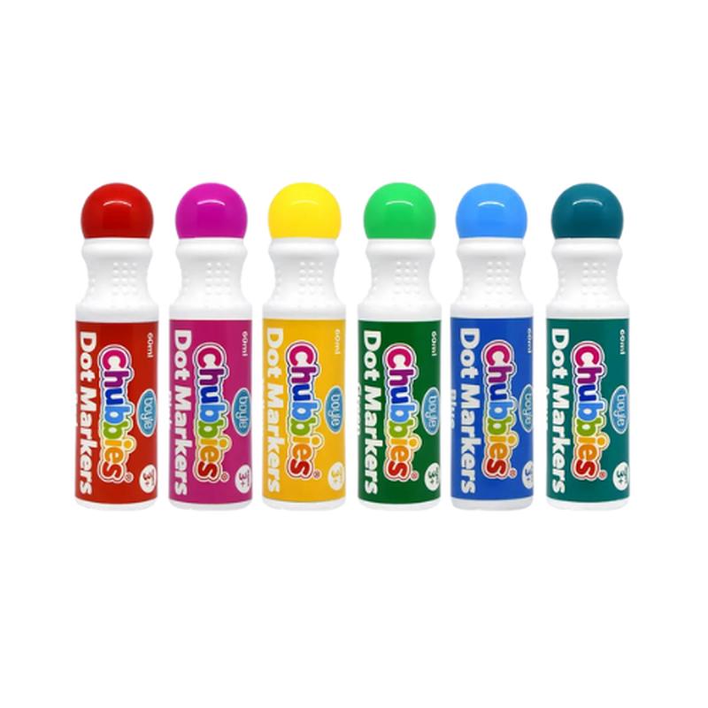 Set of 6 - Boyle Chubbies Dot Paint Markers