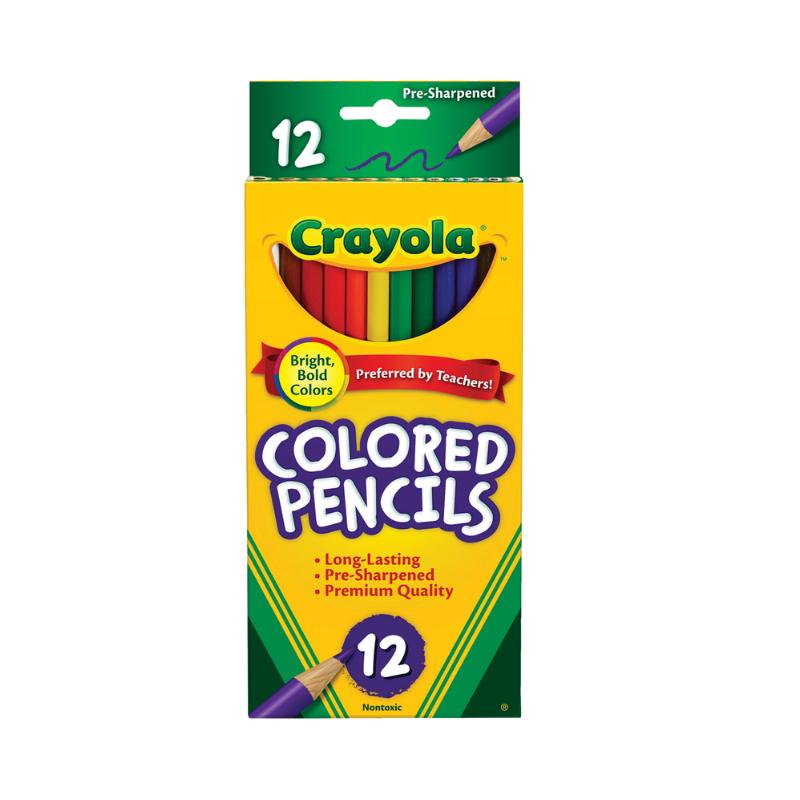 Crayola Colour Pencils - 12's Full Size