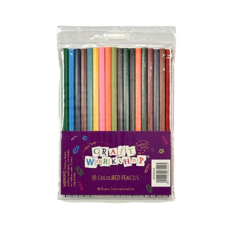 Economy Color Pencils - 18's Full Size