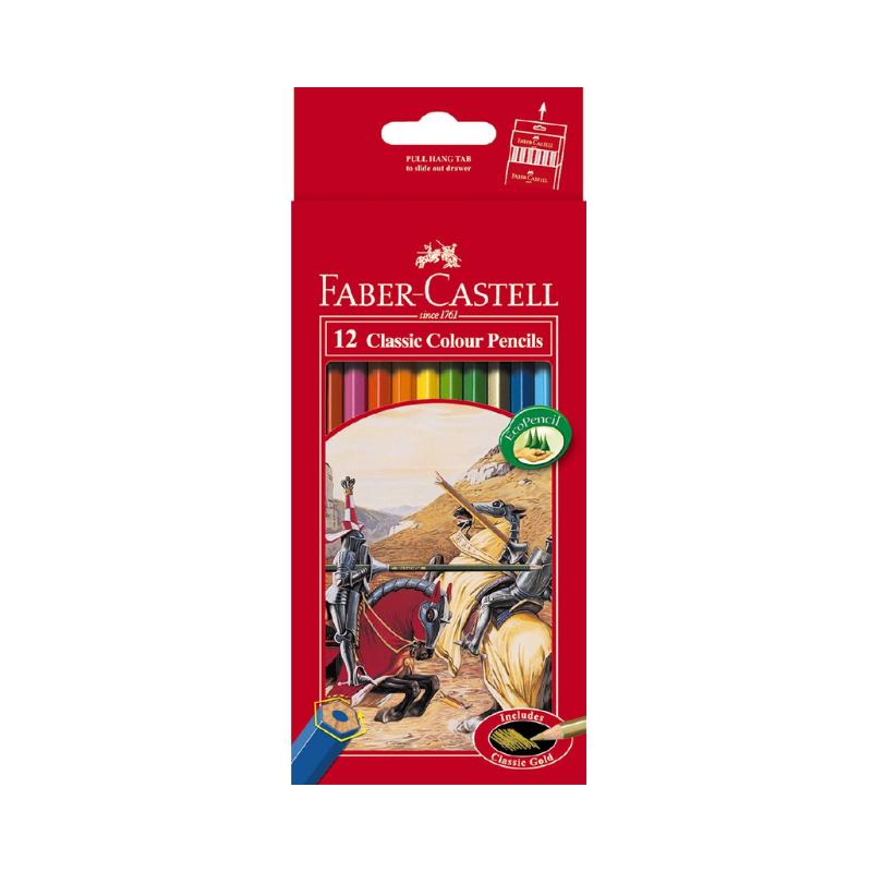 Faber Castell Classic Colour Pencils - 12's