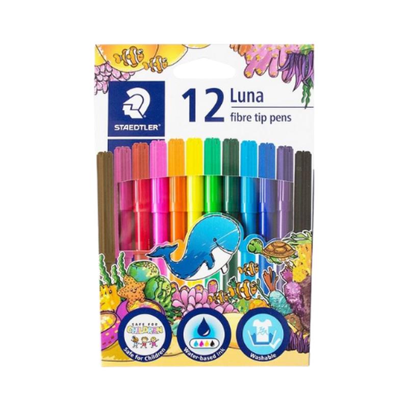 Staedtler Luna Felt Tip Markers - Pack of 12