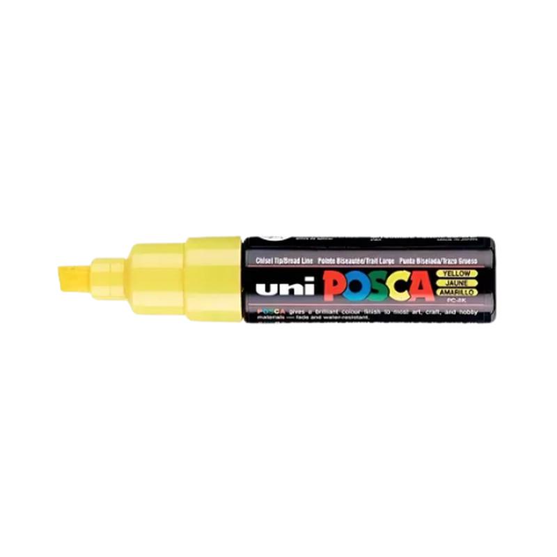 Yellow - Posca Paint Markers (Chisel Tip)