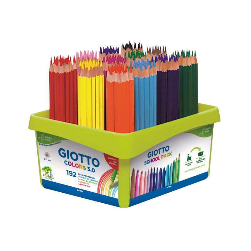 Giotto Coloured Pencils Tub - 192's
