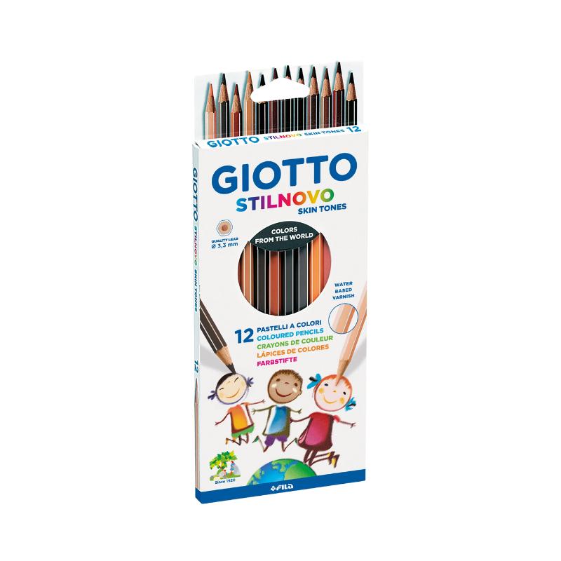 Giotto Skin Tones Colour Pencils - 12's