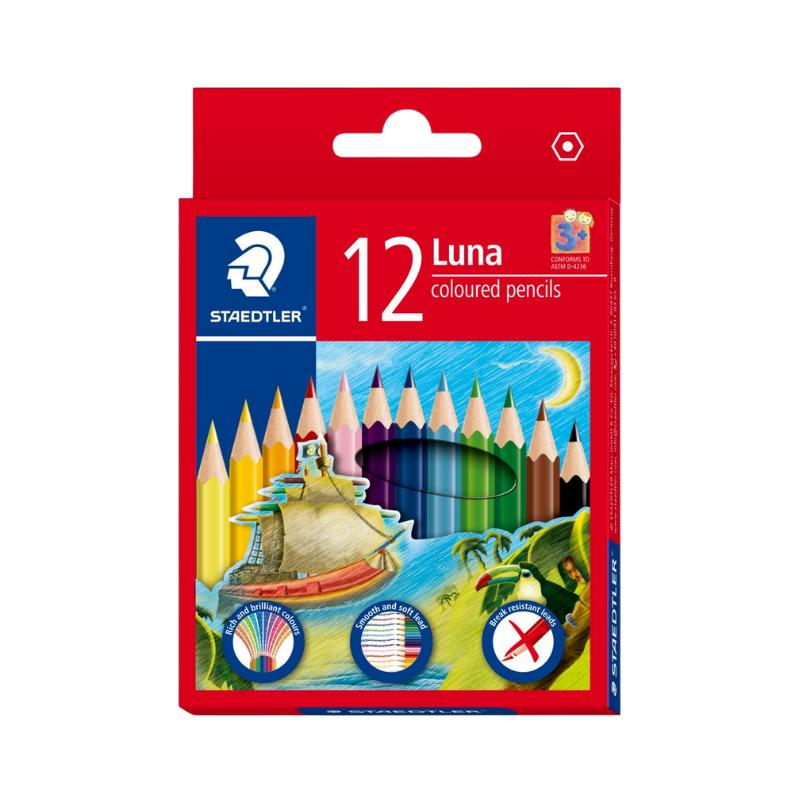 Staedtler Luna Colour Pencils - 12's Half Size