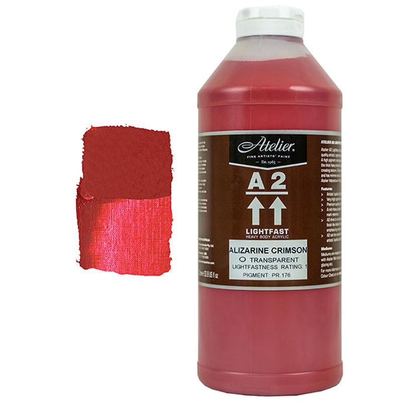 Alizarine Crimson 1L - Chroma A2 Acrylic Paint