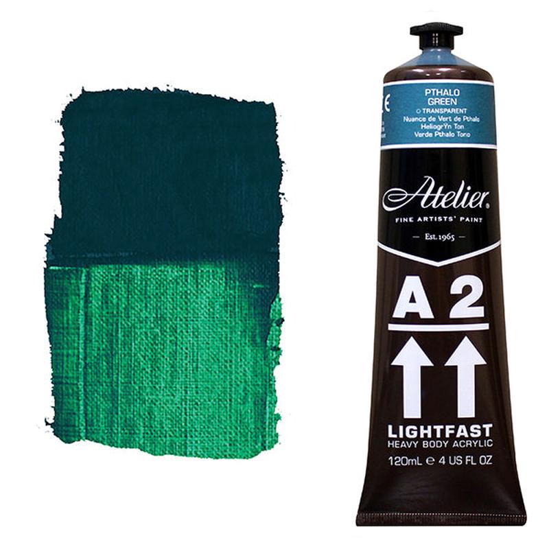 Pthalo Green 120ml - Chroma A2 Acrylic Paint