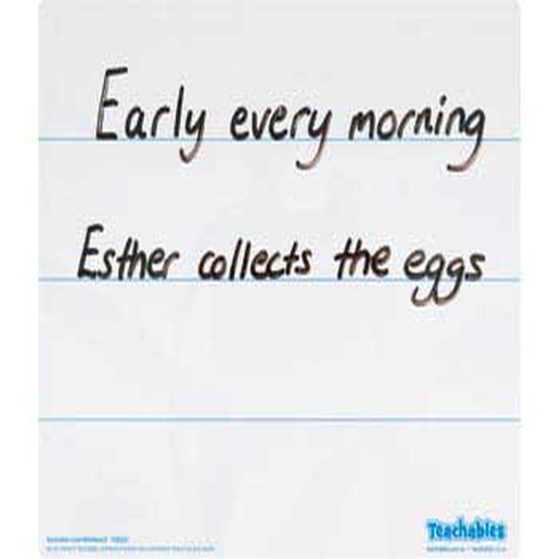 Teachables Plastic Lined Whiteboard (27.8 x 23cm)
