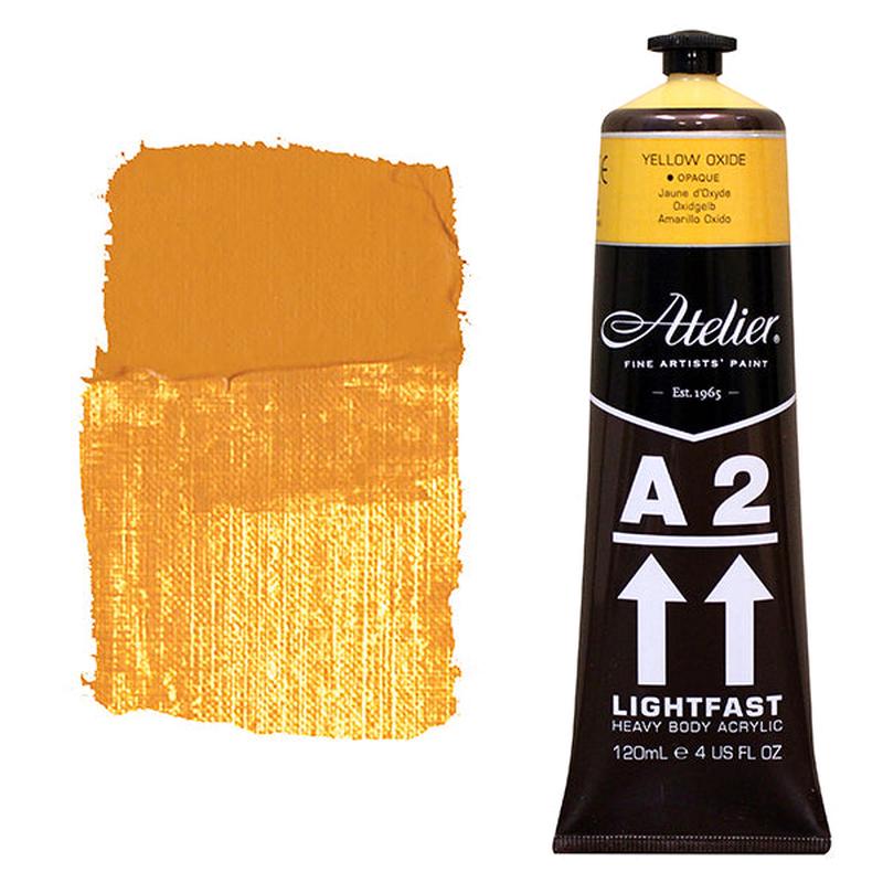 Yellow Oxide 120ml - Chroma A2 Acrylic Paint