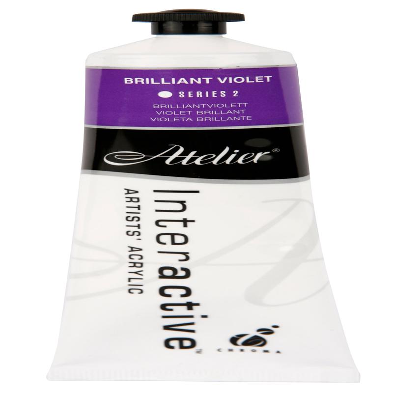 Brilliant Violet 80ml - Atelier Acrylic Paint S2
