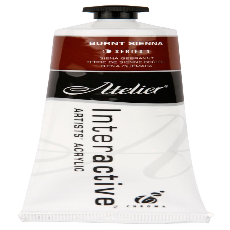 Burnt Sienna 80ml - Atelier Acrylic Paint S1