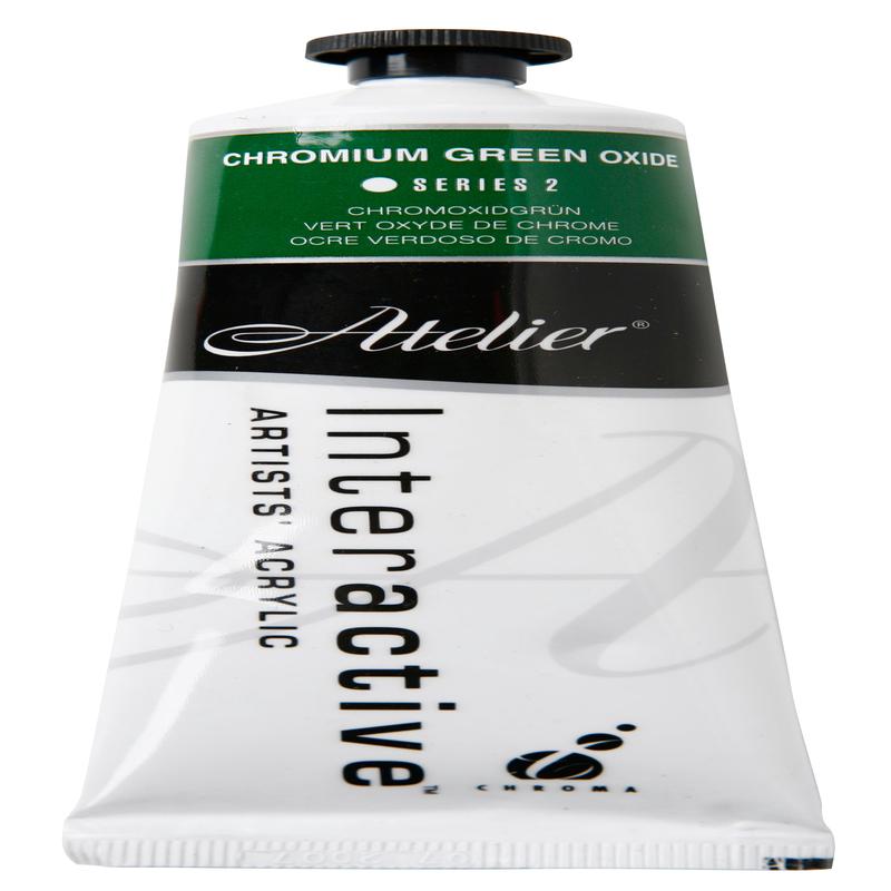 Chromium Green Oxide 80ml - Atelier Acrylic Paint S2