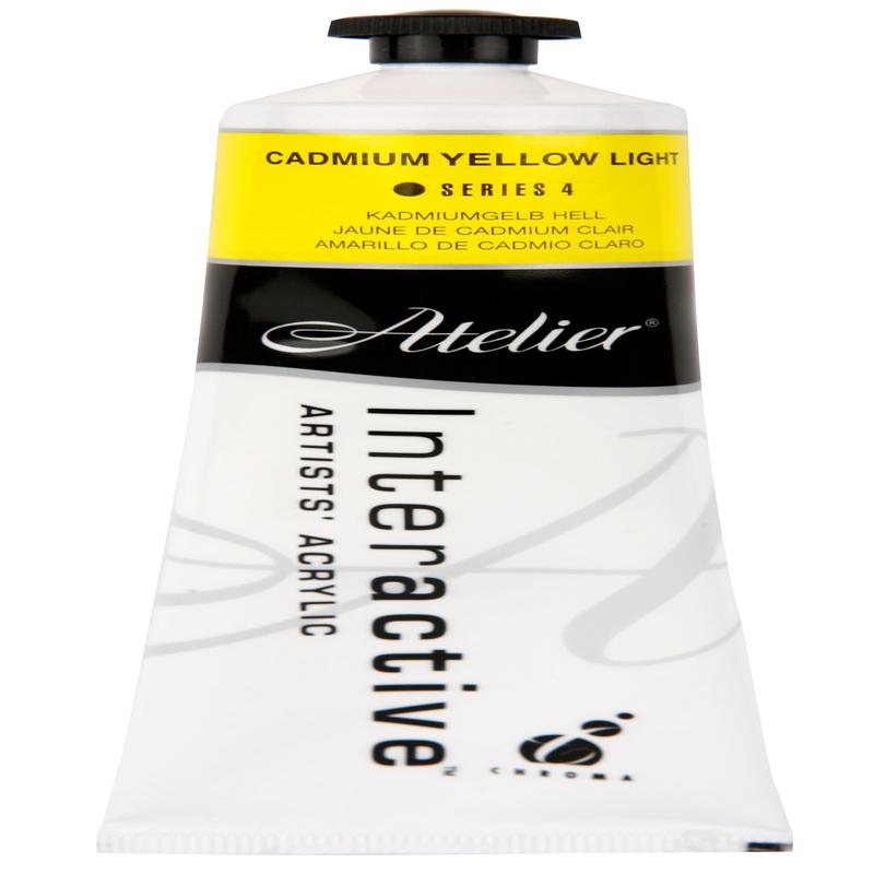 Cadmium Yellow Light 80ml - Atelier Acrylic Paint S4