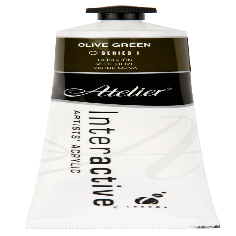Olive Green 80ml - Atelier Acrylic Paint S1