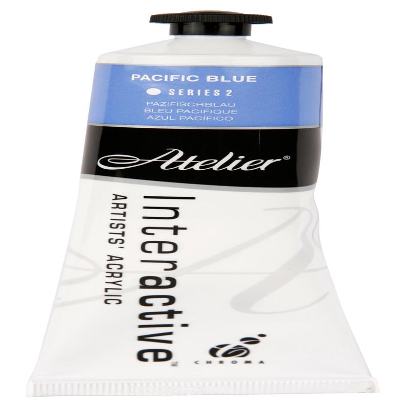 Pacific Blue 80ml - Atelier Acrylic Paint S2