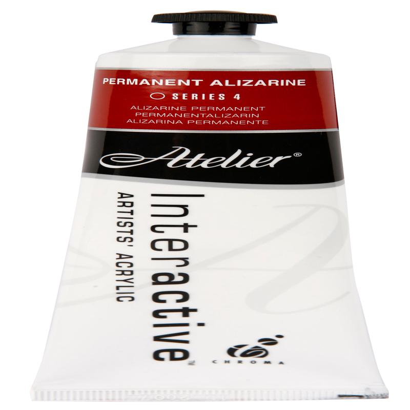 Permanent Alizarine 80ml - Atelier Acrylic Paint S4