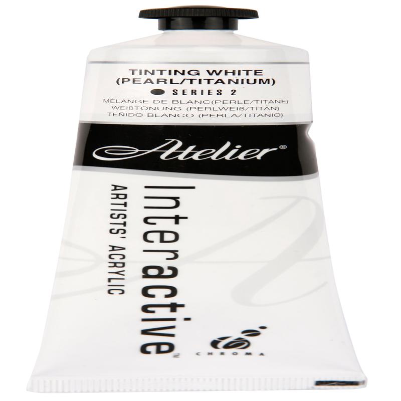 Tinting White (Pearl Titanium) 80ml - Atelier Acrylic Paint S2
