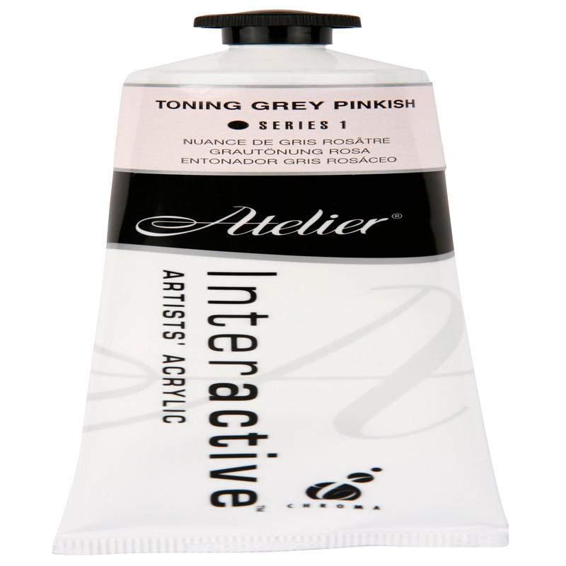 Toning Grey Pinkish 80ml - Atelier Acrylic Paint S1