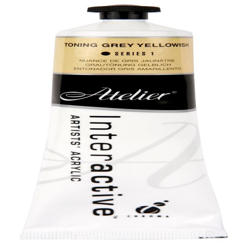 Toning Grey Yellowish 80ml - Atelier Acrylic Paint S1