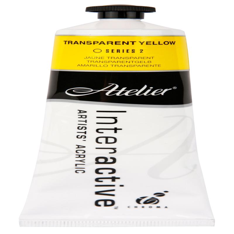 Transparent Yellow 80ml - Atelier Acrylic Paint S2