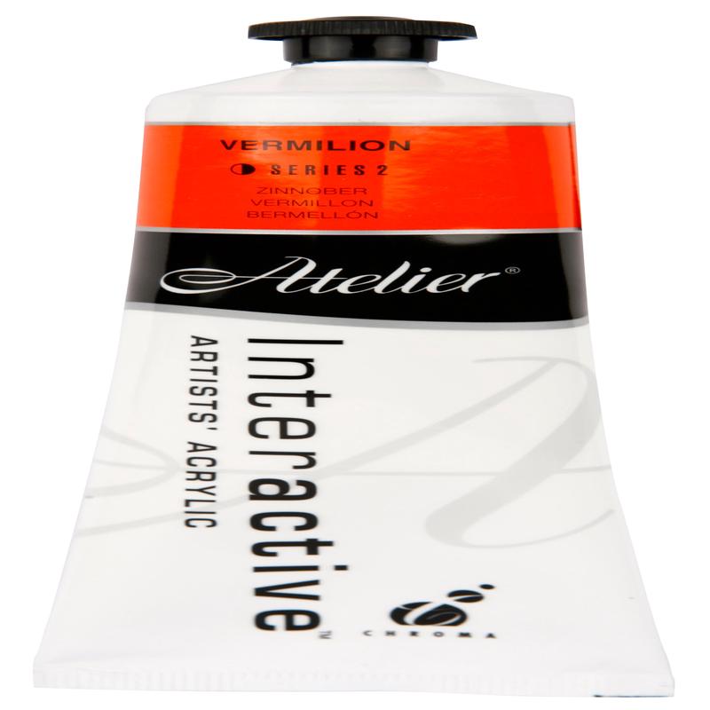 Vermillion 80ml - Atelier Acrylic Paint S2