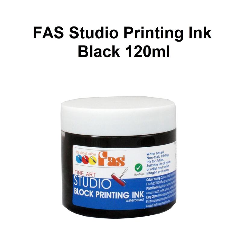 Black 120mL - FAS Studio Printing Ink (Waterbased)