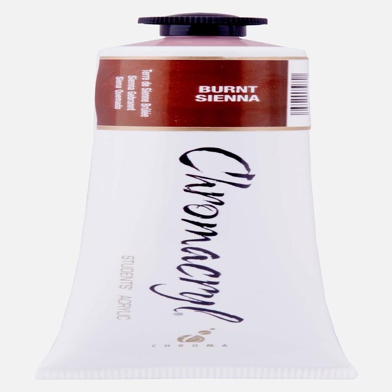 Burnt Sienna 75ml - Chromacryl Acrylic Paint